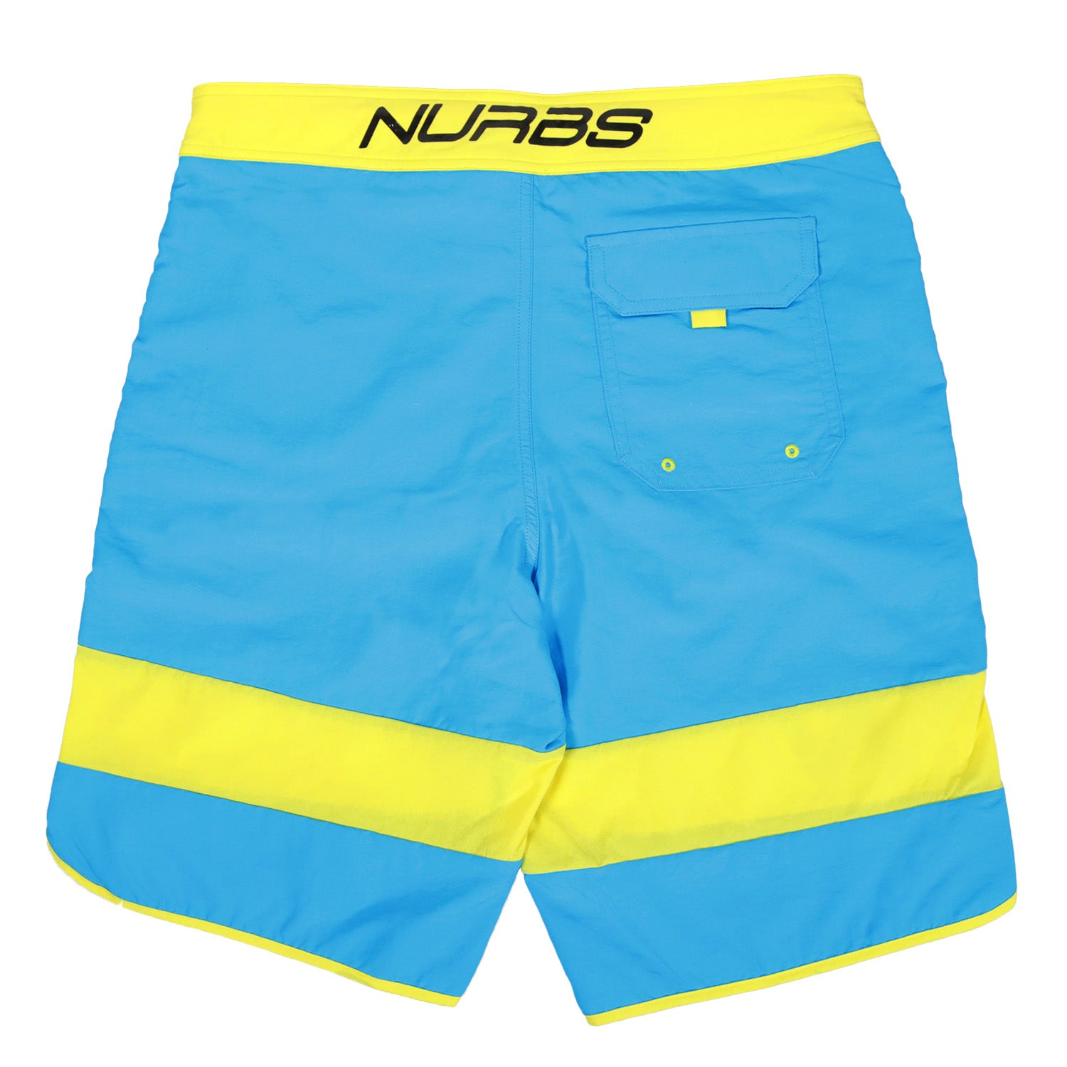 LVLS WEAR ステージショーツ　サーフパンツ　ボードショーツ ステージショーツ（サーフパンツ）BLUE/YELLOW 01 – NURBS(ナーブス)