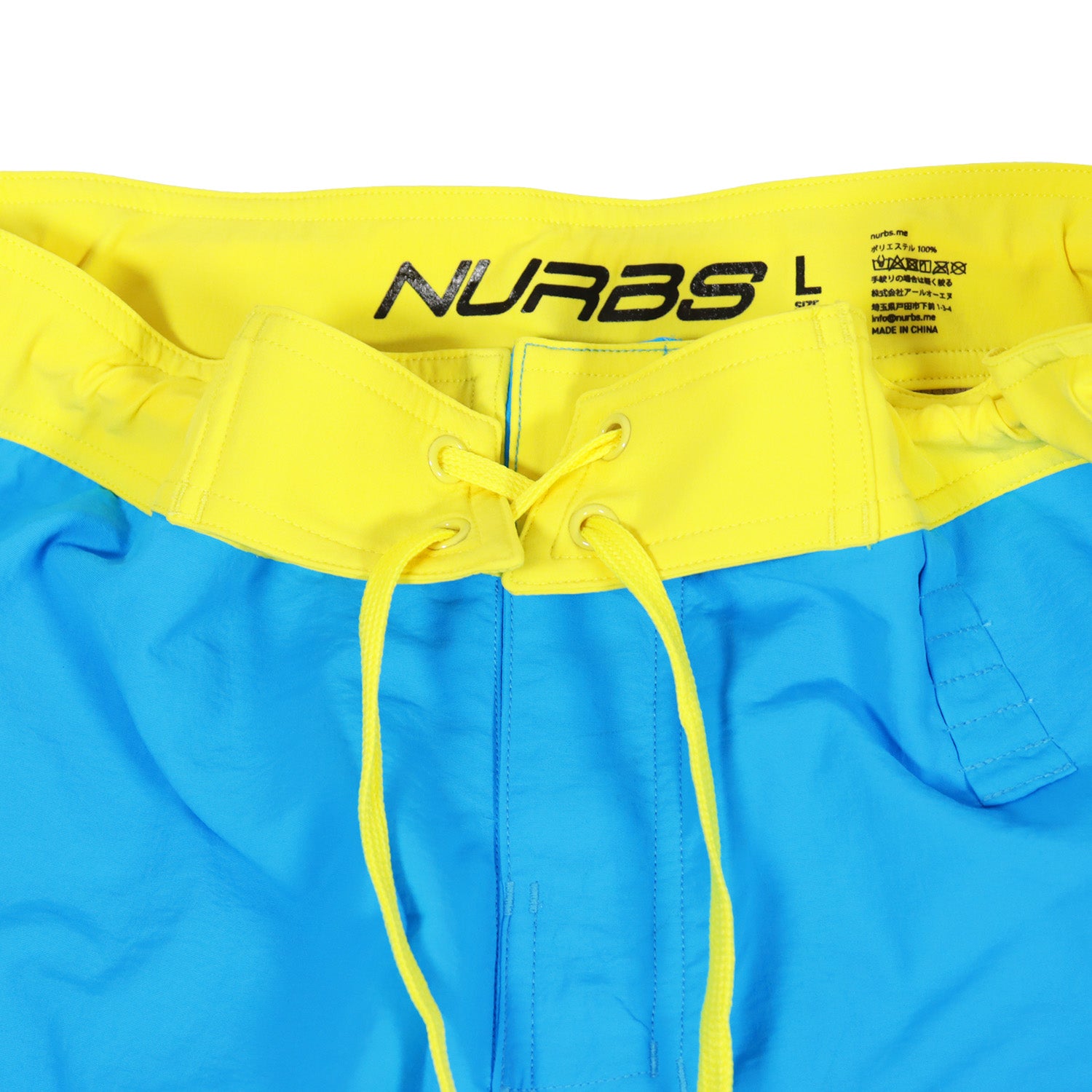 ステージショーツ（サーフパンツ）BLUE/YELLOW 01 – NURBS(ナーブス)