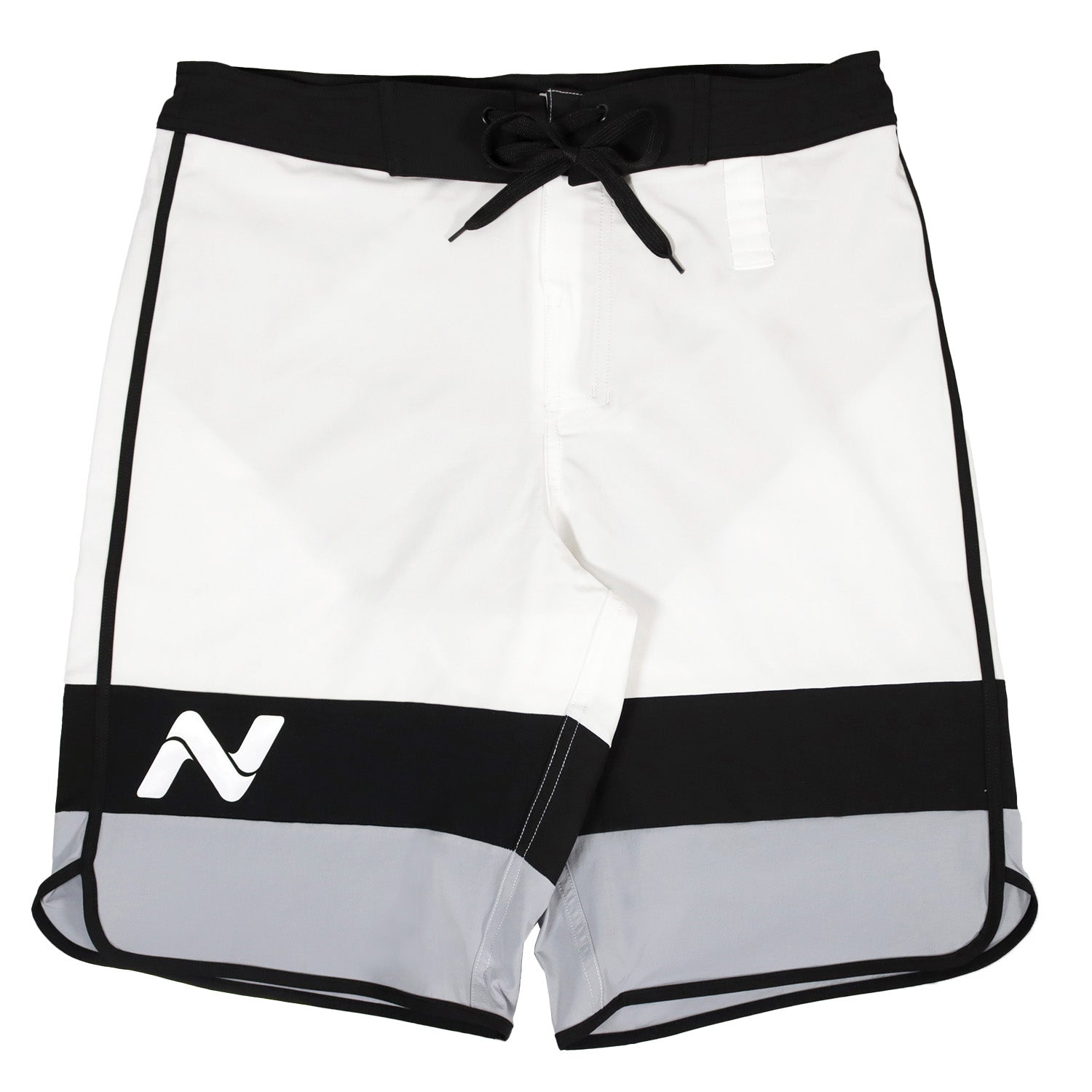 ステージショーツ（サーフパンツ） WHITE/GRAY 01 – NURBS(ナーブス)