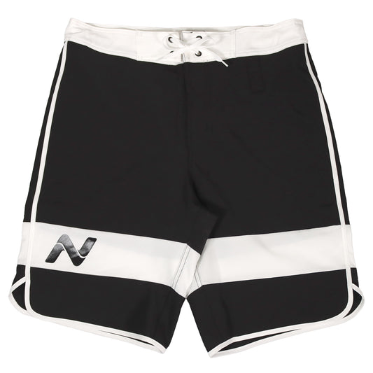 ステージショーツ（サーフパンツ） BLACK/WHITE 01