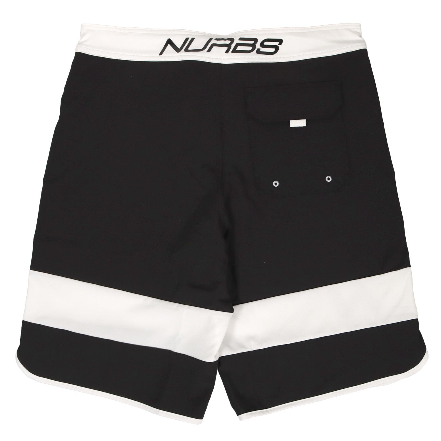 ステージショーツ（サーフパンツ） BLACK/WHITE 01 – NURBS(ナーブス)