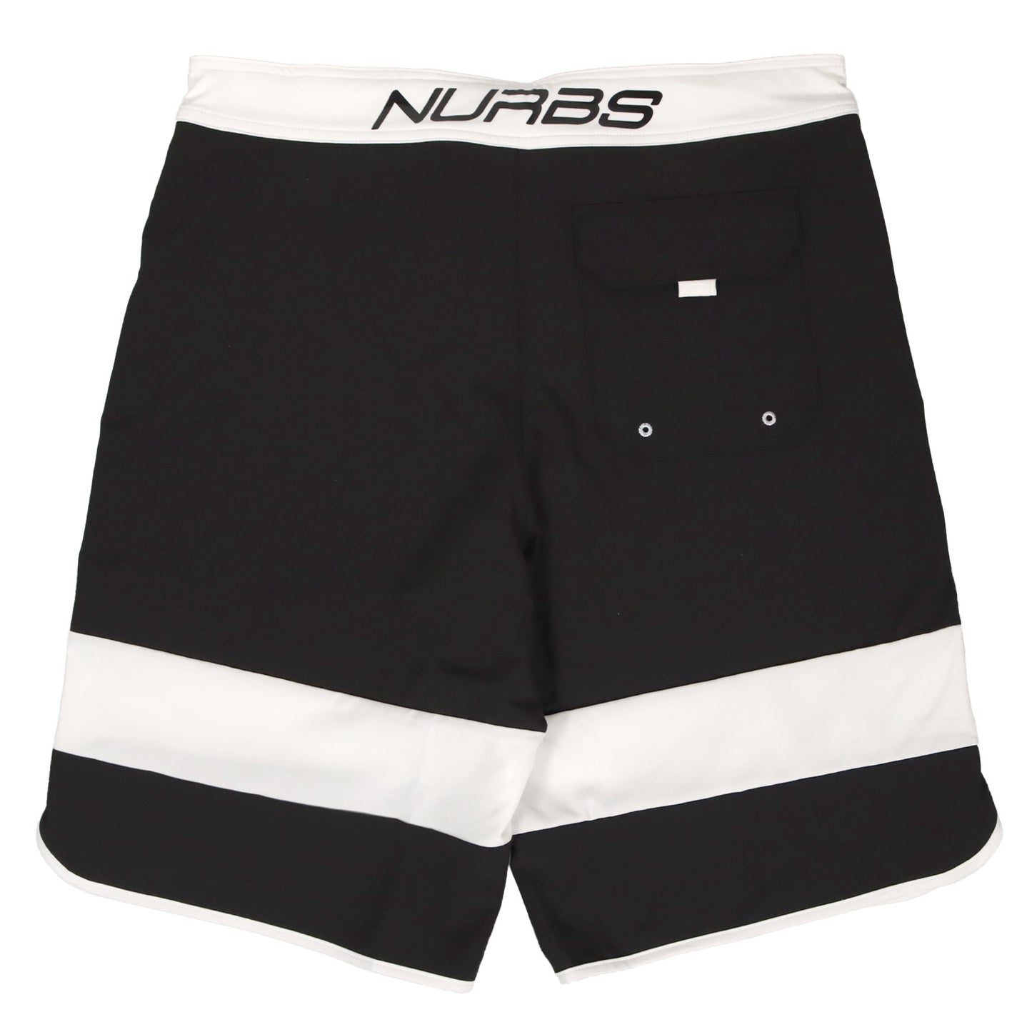 ステージショーツ（サーフパンツ） BLACK/WHITE 01