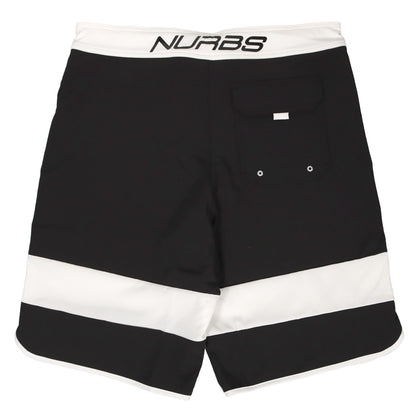 ステージショーツ（サーフパンツ） BLACK/WHITE 01