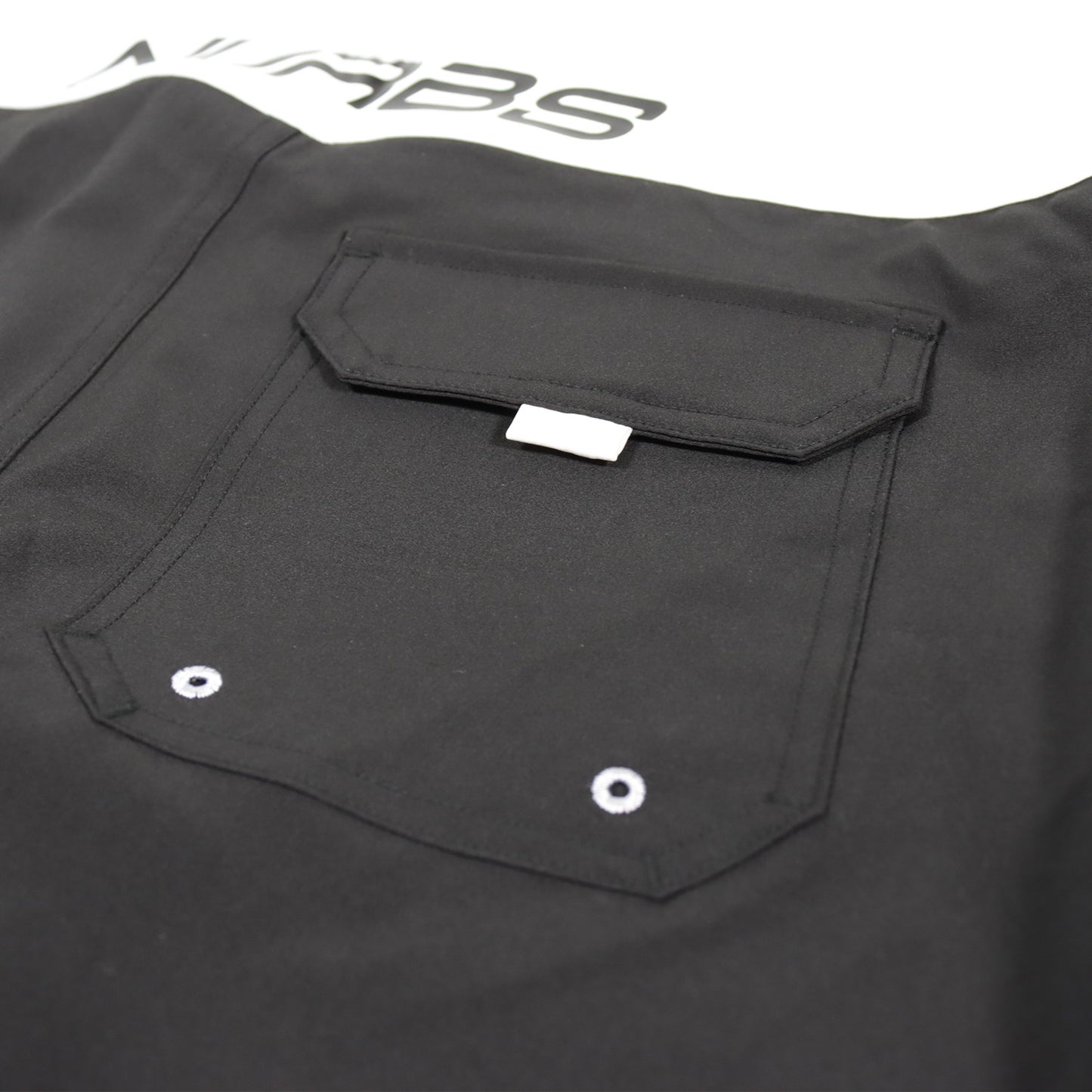 ステージショーツ（サーフパンツ） BLACK/WHITE 01
