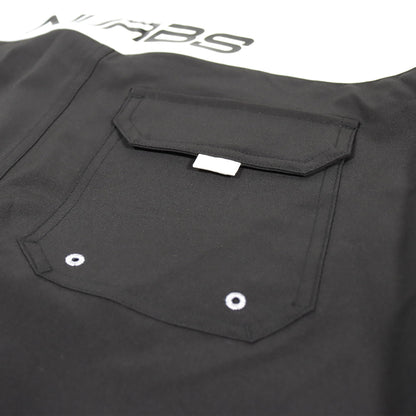 ステージショーツ（サーフパンツ） BLACK/WHITE 01