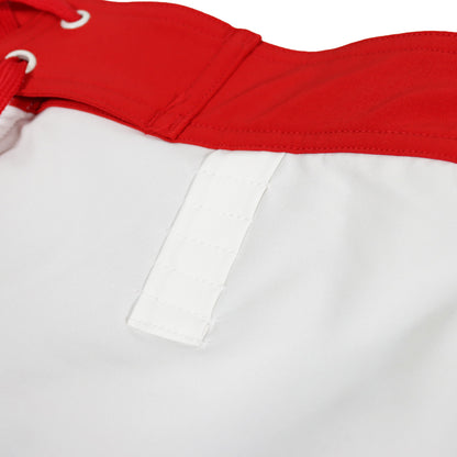 ステージショーツ（サーフパンツ） WHITE/RED CIRCLE 01