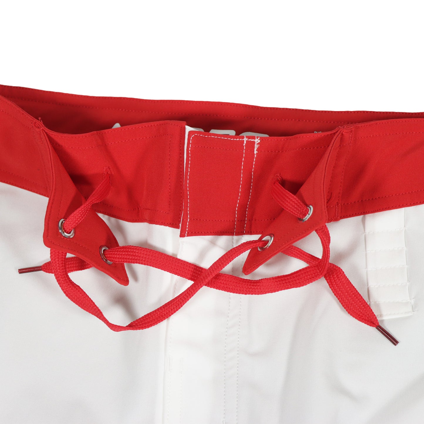 ステージショーツ（サーフパンツ） WHITE/RED CIRCLE 01