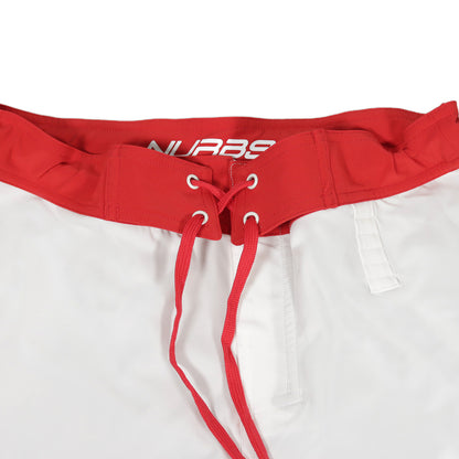 ステージショーツ（サーフパンツ） WHITE/RED CIRCLE 01