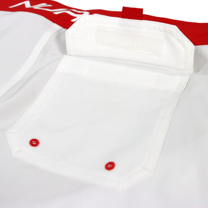 ステージショーツ（サーフパンツ） WHITE/RED CIRCLE 01